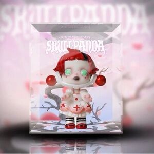 Authentic Skullpanda WHITE MAID Figurine  - Limited Edition